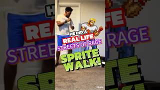 This guy did a REAL LIFE Streets of Rage SPRITE WALK! 😮 #retrogaming #gaming #funny #memes This guy did a REAL LIFE Streets of Rage SPRITE WALK! 😮 #retrogaming #gaming #funny #memes