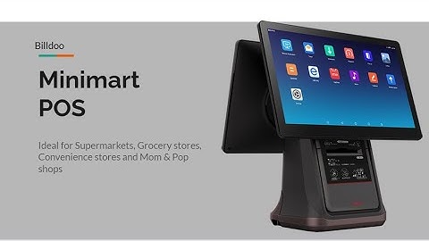 Minimart POS Billing Software - Billdoo - Minimart POS System - Point of sale Supermarket Software