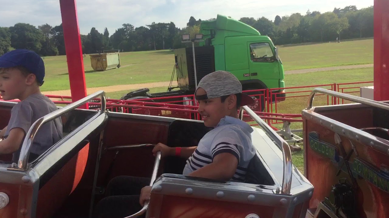 Kids ride funfair common - YouTube
