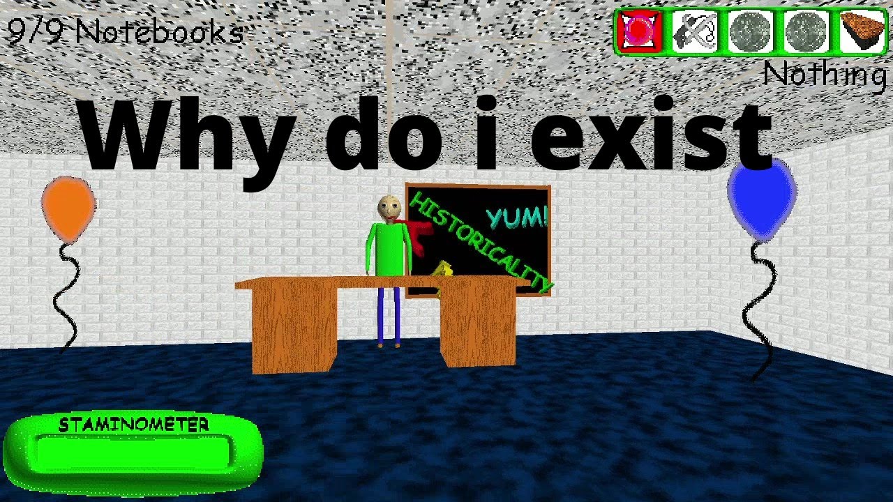Beating Baldi's Basics + every day until classic remastered comes out ...
