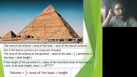SSC/Higher Math/Solid/Area & Volume of pyramid /Lecture-4/উচ্চতর গণিত/Ex-13/ক্লাস নং-4