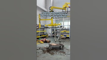 Lifting manipulator with suction cup