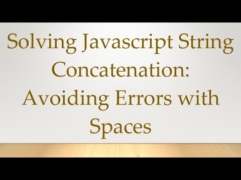 Solving Javascript String