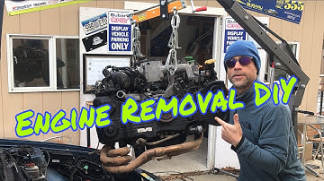 How to Remove an Engine with a Hoist | Subaru DiY