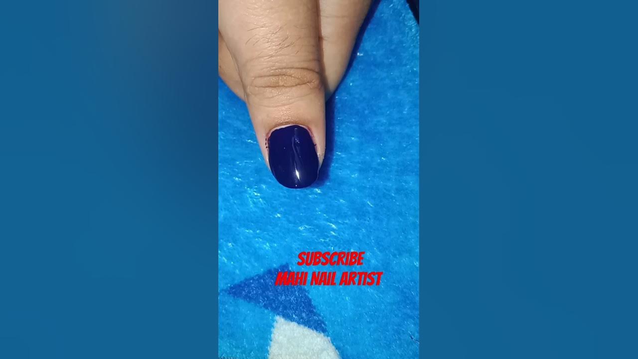 9. Dark Blue Nail Polish - wide 7