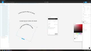 How do I make Text go around a Path in Figma?