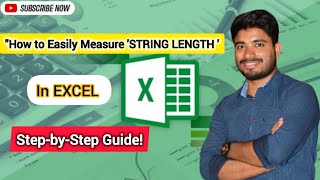 How to Measure the Length of a String in Excel – Easy Step-by-Step Guide