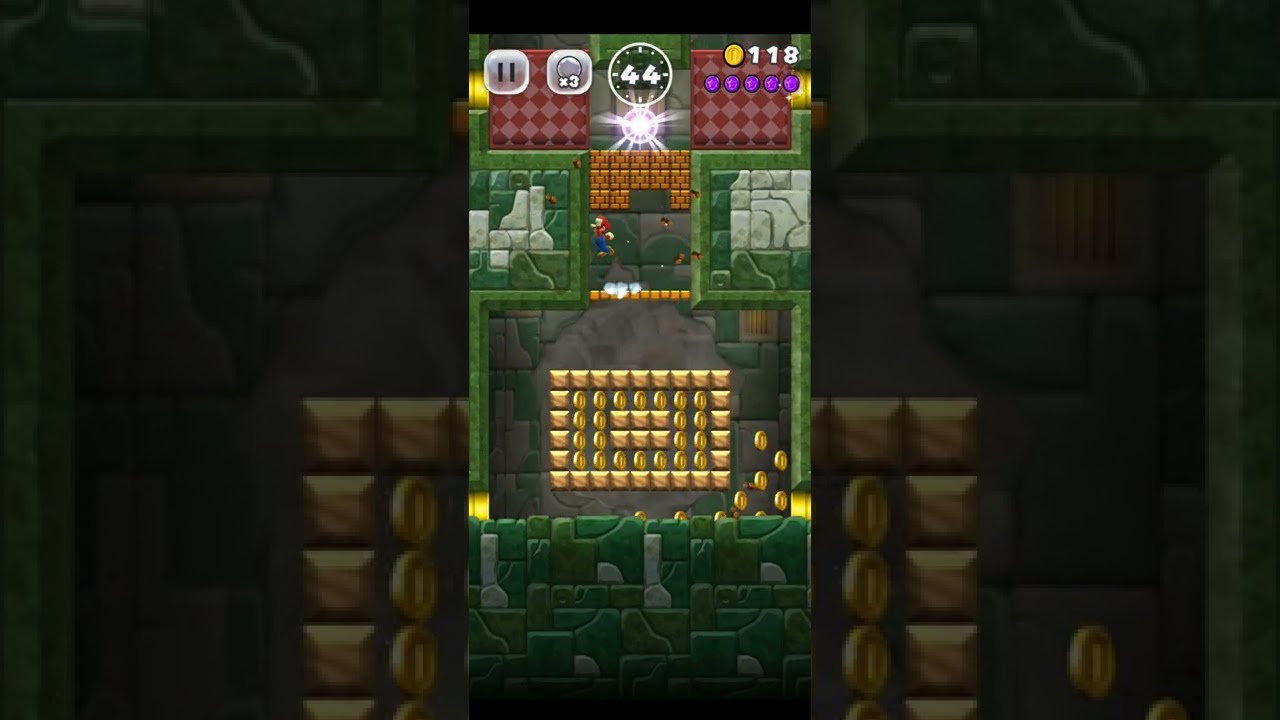 WORLD4-1 ピンク～ブラックコインの取り方 | スーパーマリオラン攻略・解析