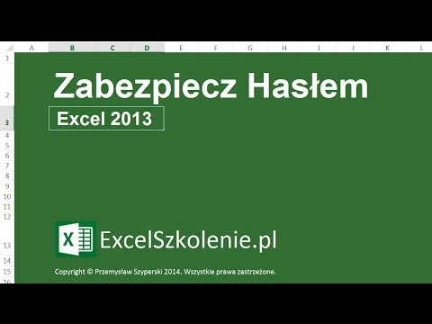 Wideo: Czy możesz zabezpieczyć hasłem Excela?