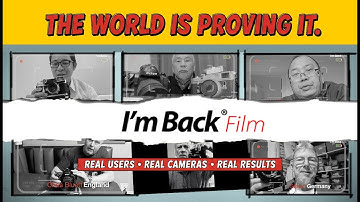 THE WORLD IS PROVING IT. I’M BACK + ANALOG CAMERAS = A PERFECT MATCH