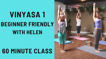 60 Minute Yoga Class - Vinyasa 1 Beginner Friendly Flow