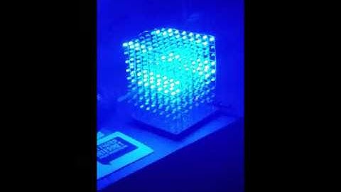 3d led cube 8x8x8