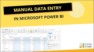 Manual data entry in Microsoft Power BI