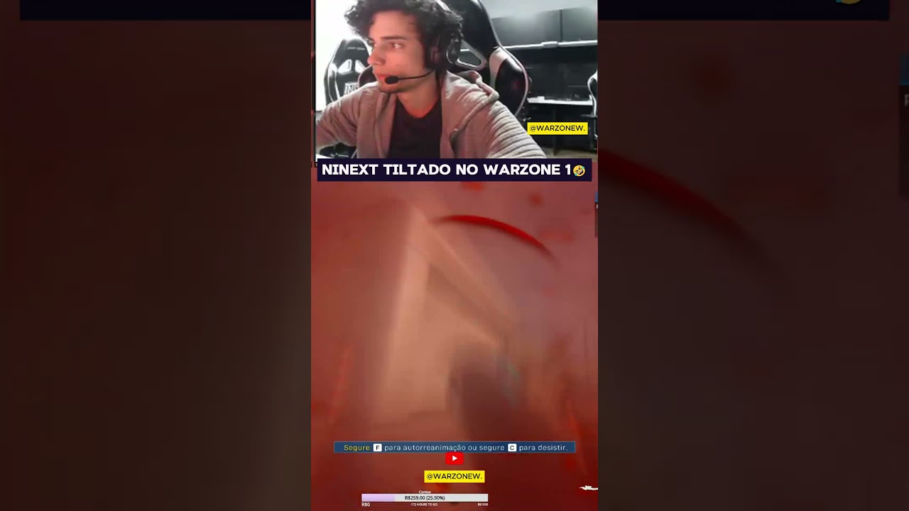 WARZONE NINEXT TILTADO COM O HACK 