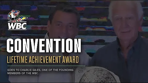 Charles Giles WBC Lifetime Achievement Award