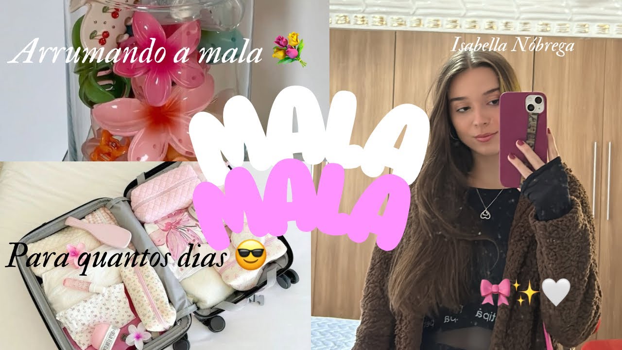 Arrumando a mala comigo 💐- Quantos dias vou ficar?? 😎 Vou levar muita coisa?? 🤭