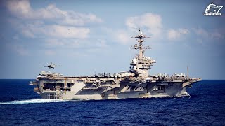 US Aircraft Carrier in Action -  USS Theodore Roosevelt
