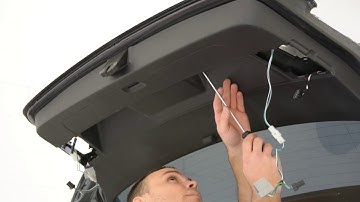 VW Golf Mk6 tailgate panel removal