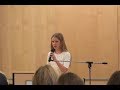 Markita Williams reads an original work during Poetry Live! in Bozeman, Montana Poetry Live! is a community celebration that was ...