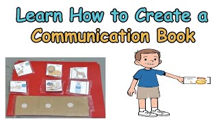 Learn How to Create a Communication Book For Speech Therapy | AAC | Speech Delay | Autism