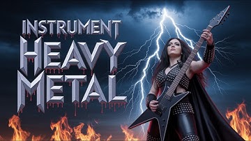 Epic Instrumental Heavy Metal Mix for Study, Focus & Serenity | Melodic Metal Waves 2025 🎧🌊