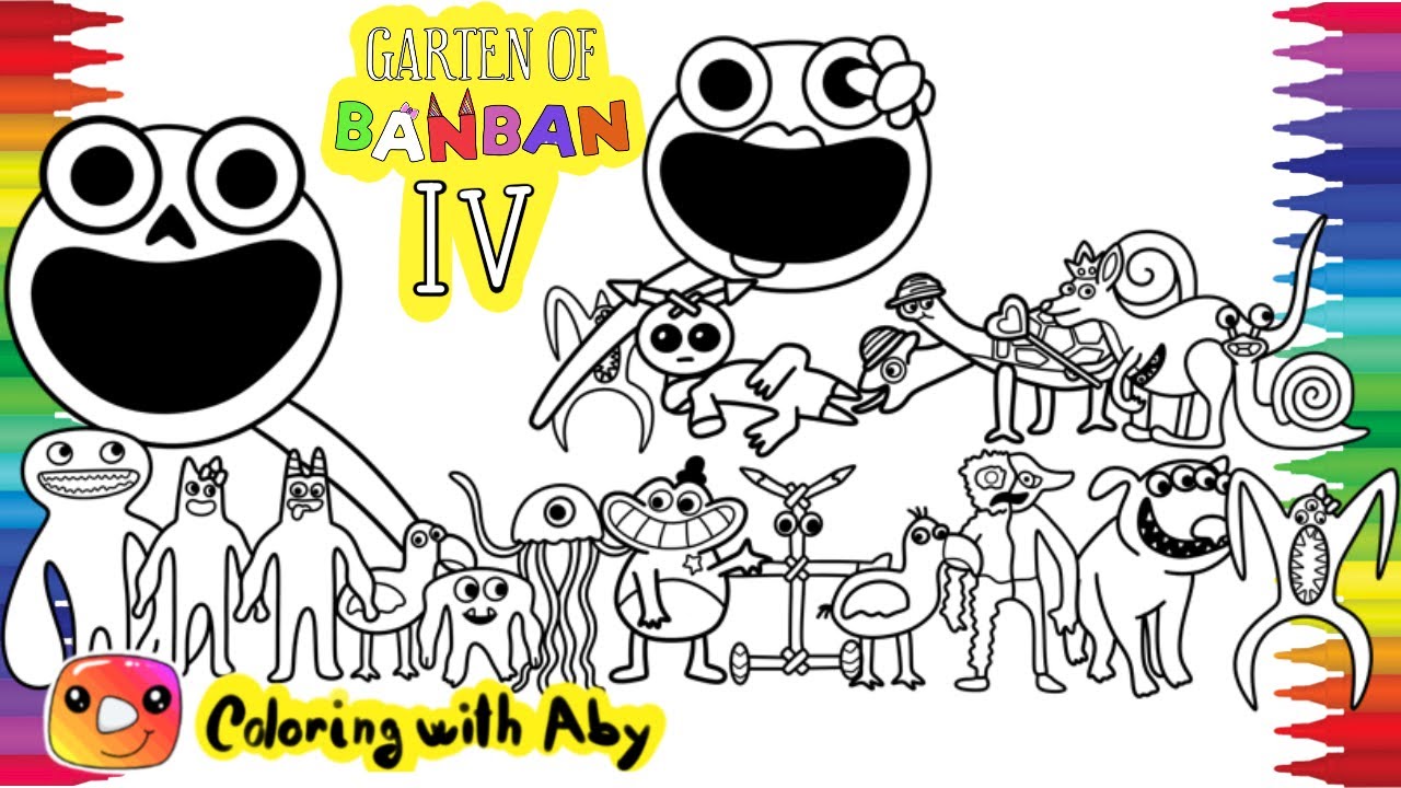 Garten Of Banban Chapter 4 New Coloring pages / Color All New