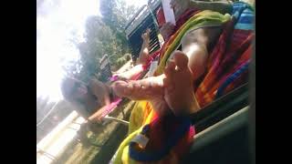 Candid Ex-Girlfriends Mom Feet Tanning By The Pool.