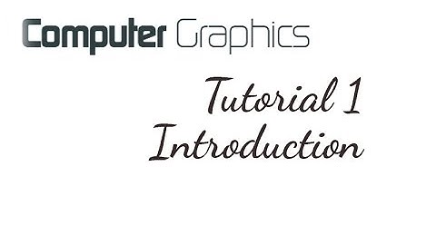Introduction Computer Graphics - Java2D Tutorial 1
