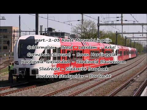 part.-2-03 Route MerwedeLingelijn Geldermalsen - Dordrecht