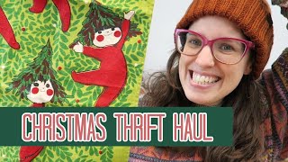 Huge Christmas Thrift Haul | Deck The Halls with Vintage Christmas!