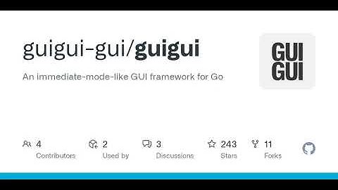 GitHub - guigui-gui/guigui: An immediate-mode-like GUI framework for Go