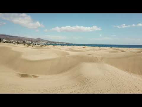 Gran Canaria - Maspalomas / Dunes /   07.03.2019 /Drone video/