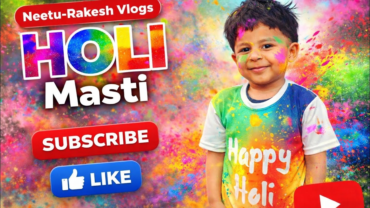 Holi Special 😍 Shiva Ki Masti                                      Neetu Rakesh Vlogs||Vlogs#112 