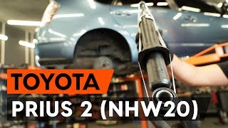 Kā mainīties priekšā un aizmugurē Amortizators TOYOTA PRIUS: video pamācības