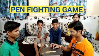 PEN FIGHTING GAME | PEN FLIPPING GAME |  Have you ever played it in your school or college? screenshot 3