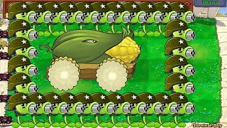 99 Gatling Pea Cob Cannon vs Zomboss Hack - Plants vs Zombies