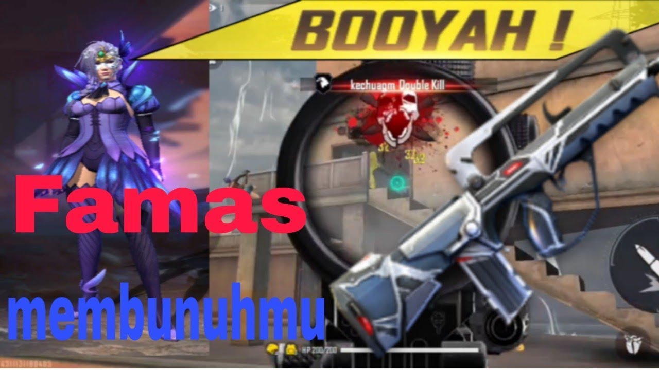 AUTO HEADSHOT FREE FIRE,PAKAI FAMAS DI 2020,HEADSHOT - YouTube