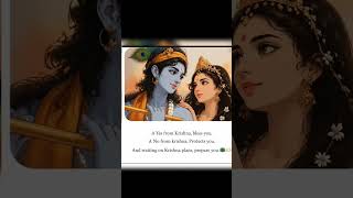 A Yes From Krishna Blesses YouBut His Wait Prepares You ✨ #shorts#Krishna #RadhaKrishna#BhagavadGita