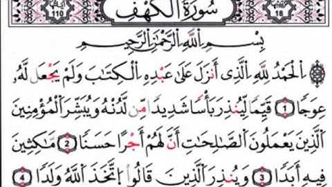 تلاوة سورة الكهف برواية قالون - Sourat Alkahf