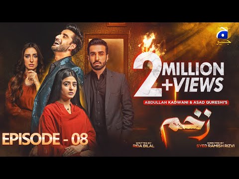 Zakham Episode 08 - [Eng Sub] - Aagha Ali - Sehar Khan - 17th June 2022 - HAR PAL GEO