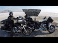 Great Salt Lake, Bonneville Salt Flats and Reno, NV on a Harley Davidson Road Glide motorcycle