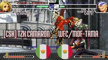@kof2002: [CSK] TZK CAMARON (MX) vs WFC/MDF-TAMA (MX) [King of Fighters 2002 Fightcade] Aug 4
