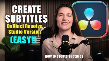Automatically Create Subtitles in DaVinci Resolve Studio 18.6 | (EASY!) 2025