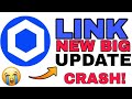 CHAINLINK CRASH! 😭 Link Coin Price Prediction &amp; Analysis Update #chainlink
