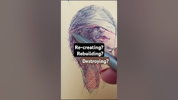 will see.#abstractlayers #abstraction #abstractart #colorpencils #colorfulart #ytshort #draw #sketch