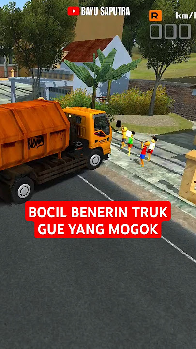 Bocil sang mekanik‼️Bus simulator indonesia #bussid #telolet #basuri #trukoleng #anak