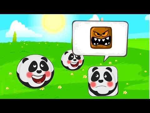 Red Ball 4: Panda ball Прохождение игрового процесса (уровни 1–15) — 1-е боссы (iOS, Android)