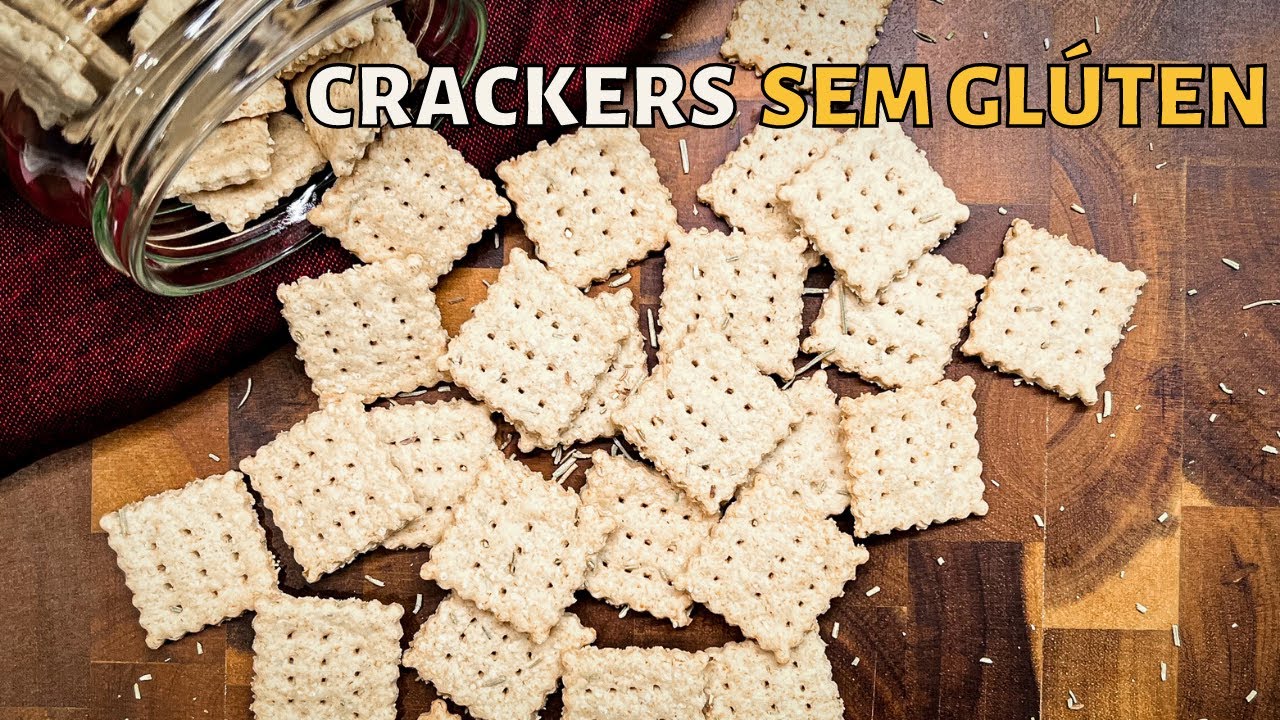 Crackers de Aveia SEM GLÚTEN, SEM LEITE e SEM OVOS | Glutenfree Yummies