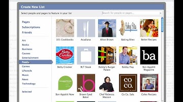 How to Create Facebook Interest Lists