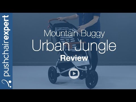 Video: Mountain Buggy Urban Jungle Nautical cu trei roți scaun de revizuire Pushchair